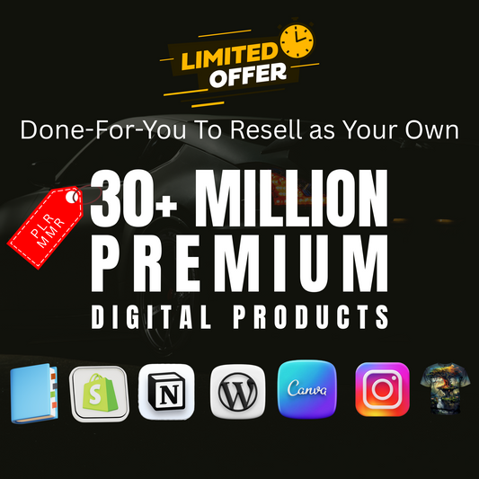 The Ultimate 30 Million+ Digital Bundle Collection (PLR + MRR)