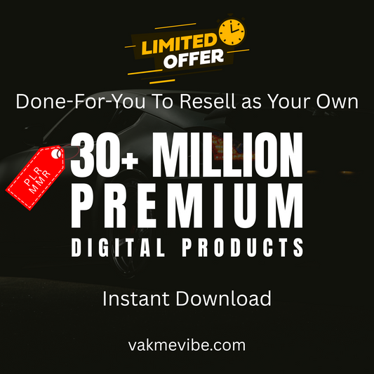 The Ultimate 30 Million+ Digital Bundle Collection (PLR + MRR)