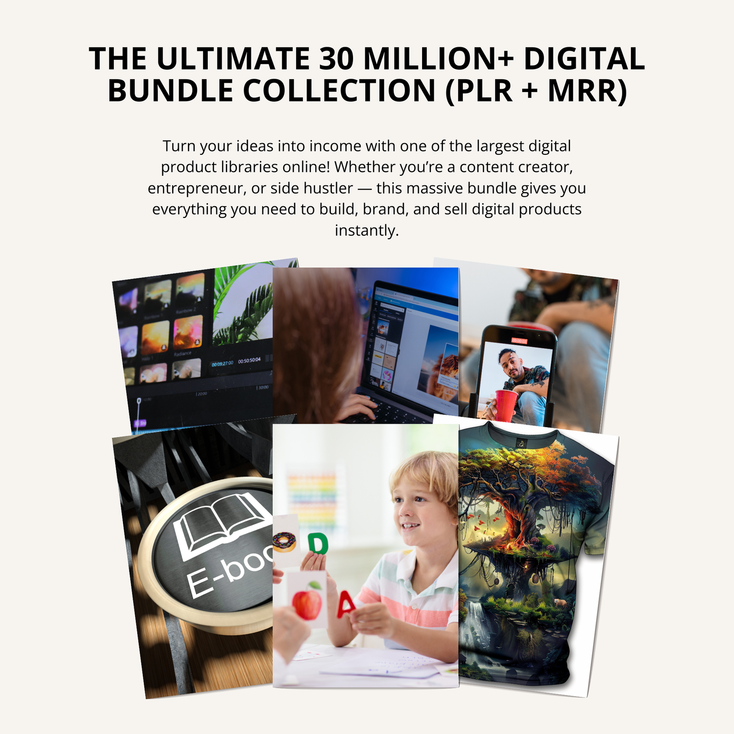 The Ultimate 30 Million+ Digital Bundle Collection (PLR + MRR)